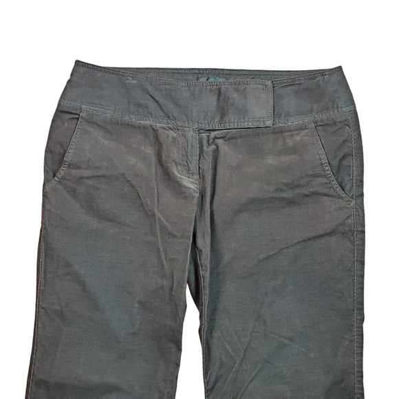 The Limited Corduroy Drew Fit Pants SZ 6 Chocolate Brown Wide Waistband Fall Y2K - Picture 2 of 8